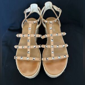 Marc Fisher Jansen Espadrille Wedge Sandal SZ 7.5